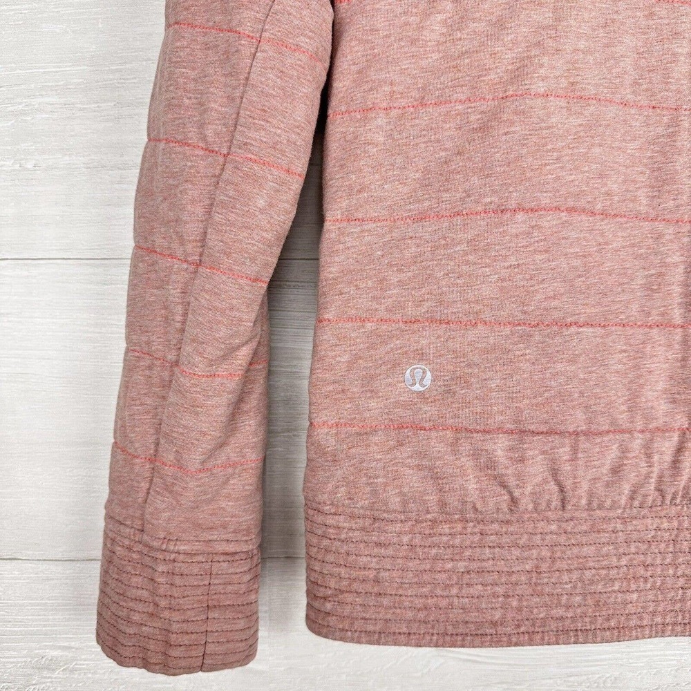 Lululemon The Bomb Bomber‎ Reversible Jacket Women Size 4 Bark Berry Rose Pink - Picture 10 of 16